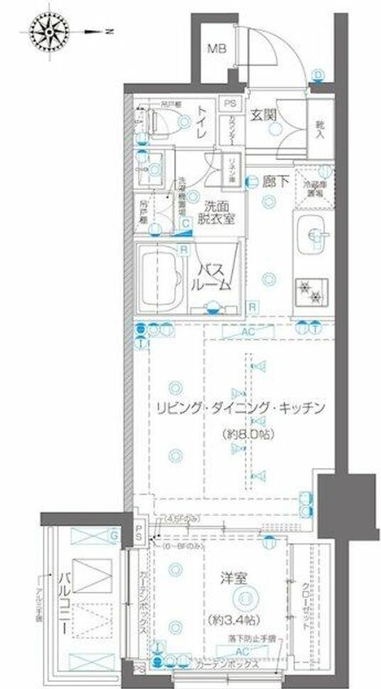 新品家具付きマンション下落合A6