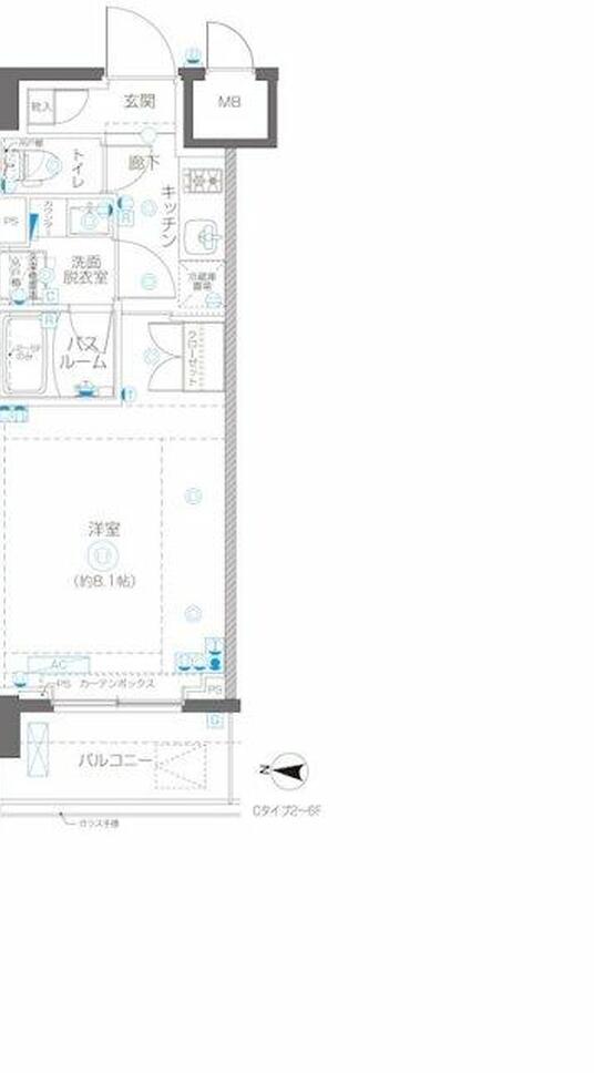 新品家具付きマンション横川5