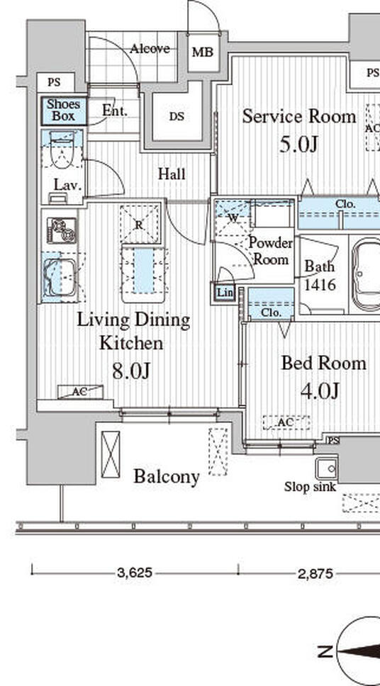 Totsu Residence Kaminarimon