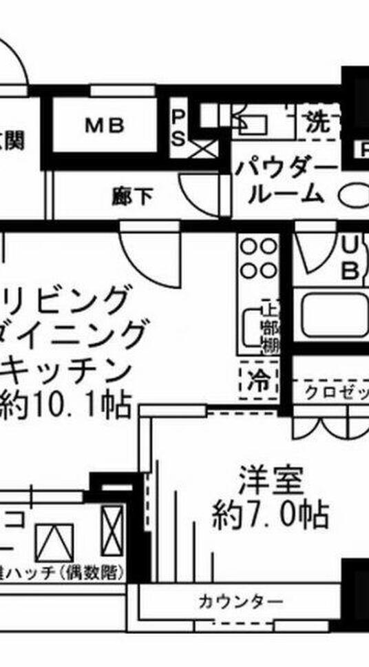 新品家具付きマンション勝どき11