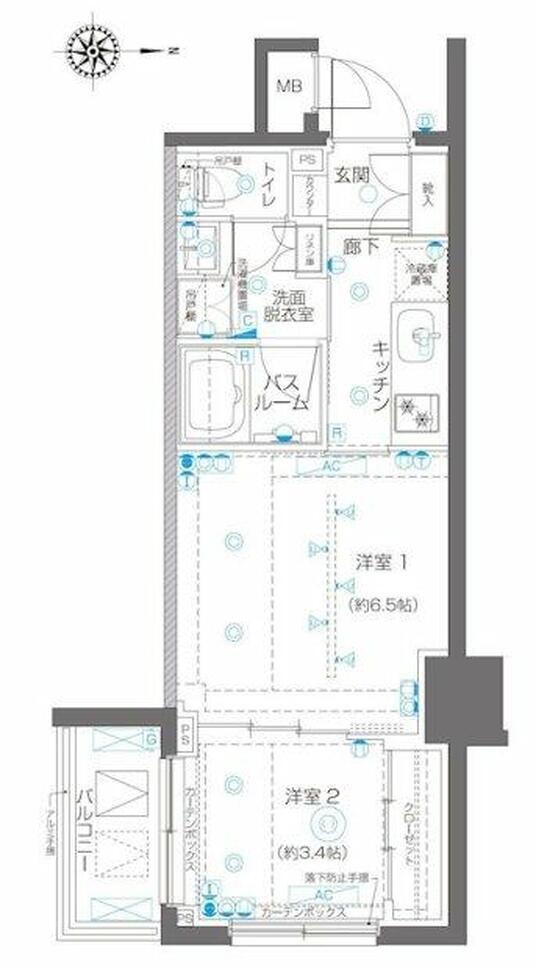 新品家具付きマンション下落合6A