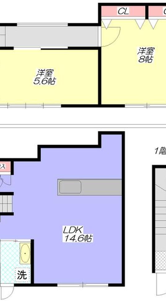三高・メゾネット徳丸