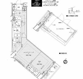 新品家具付きマンション円山町4